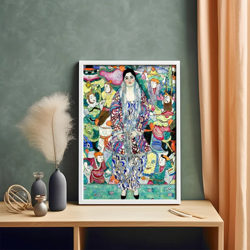 Classic Gustav Klimt Abstract Figure Artwork Kiss Tree of Life Poster Canvas Painting and Prints Wall Pictures Home Decor Gift