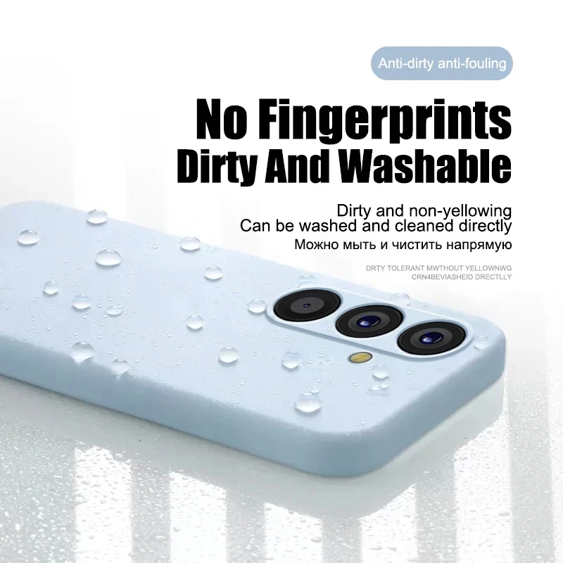 Soft Liquid Silicon Phone Case For Samsung Galaxy A55 A35 A54 A34 A53 A52 5G A26 A36 A25 A15 A17 A16 Cover For Samsung A56 Cases - náhled 3