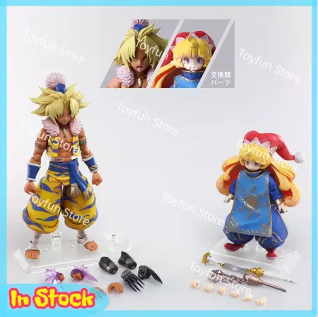 In Stock！Seiken Densetsu 3 Bring Arts Trials of Mana Charlotte & Kevin PVC Action Figure Toy Model