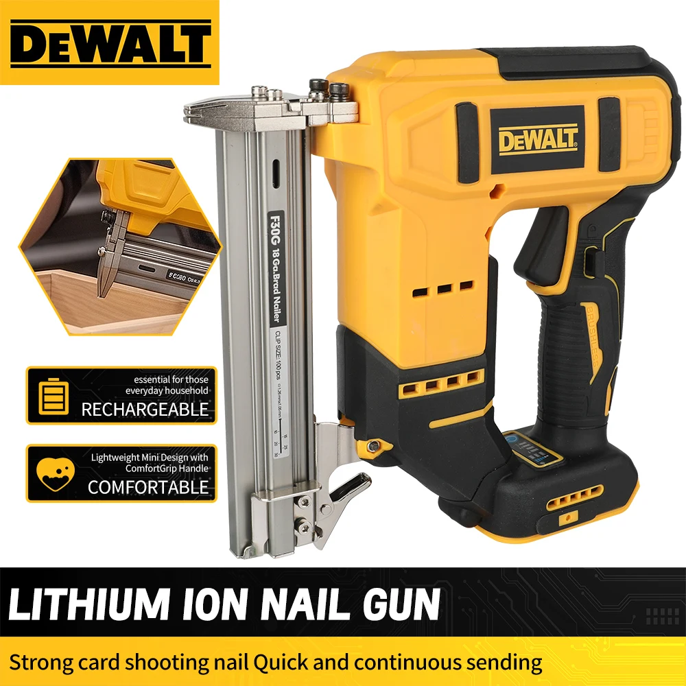 DeWALT F30 20V 2-in-1 Cordless Brad Nailer & Staple Gun, Supports Nails up to 1-3/16