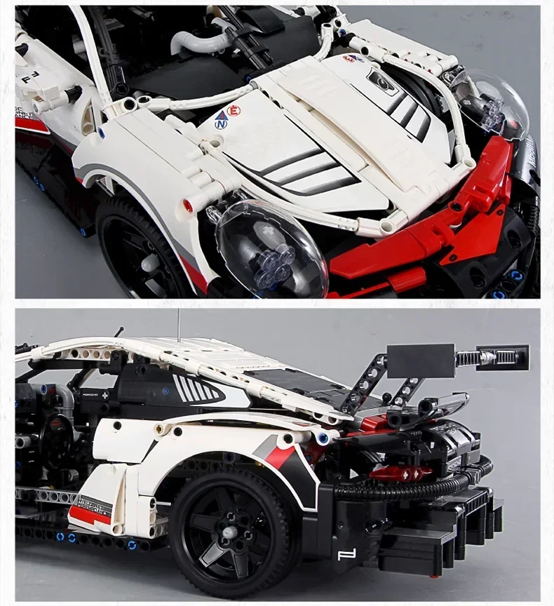 1580PCS Remote Control Car Building Set 1:10 Technical Sport Racing Car Building with Motor and Kit Toy Adult Gift Christmas