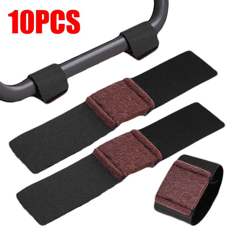 Office Chair Leg Felt Pads Covers Non-Slip Hook Loop Fasteners For Chairs U-shaped Iron Pipe Table Foot Holder Protection Cover