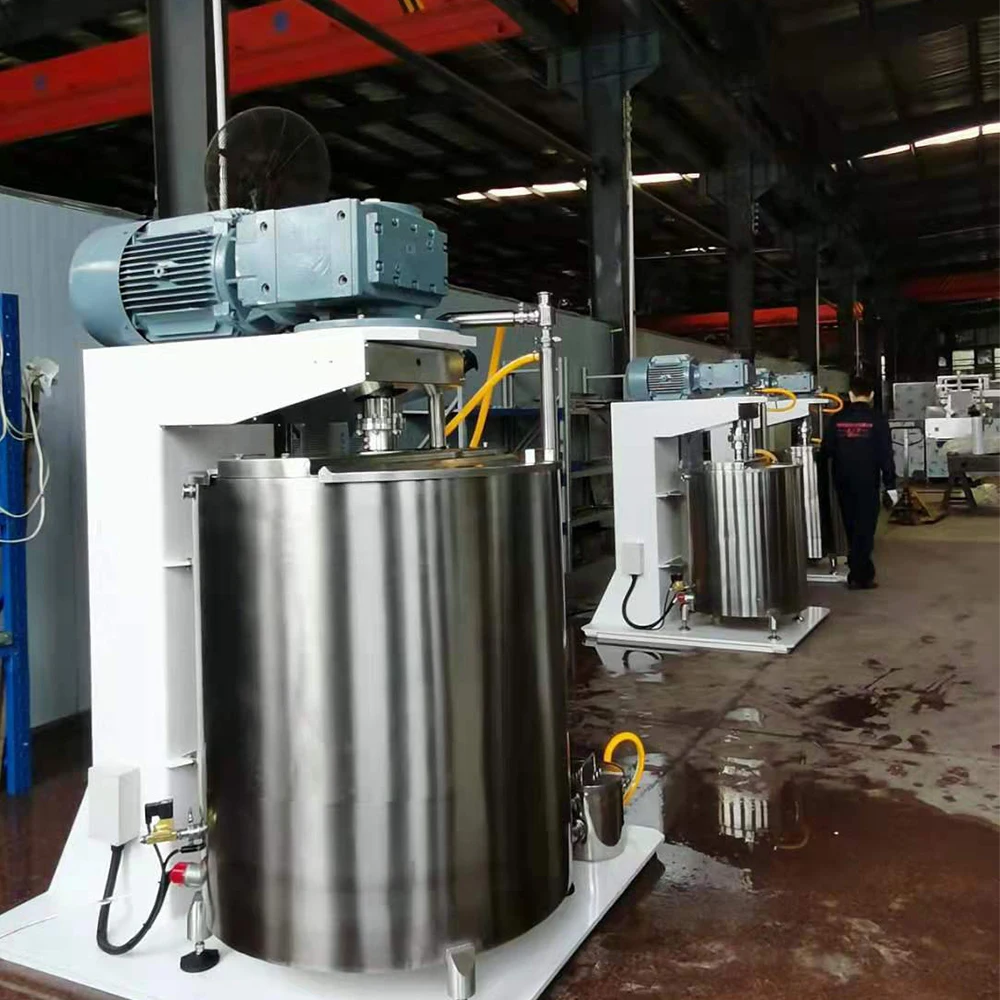 LST 50L 300L 500L 1000L Vertical Chocolate Ball Mill System Chocolate Grinding Machine