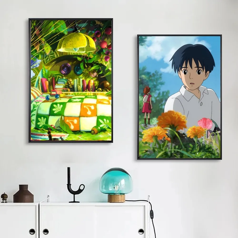 1pc HOT Cartoon C-Chiisana A-Arrietty Poster HD Posters Home Room Bar Cafe Decor Art Wall Painting Picture