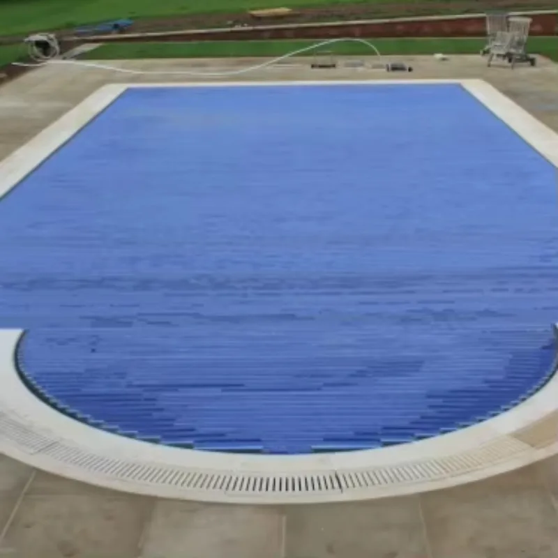 Retractable Inground Swimming Pool Cover Automatic Pool Cover Roller with 12V Engine
