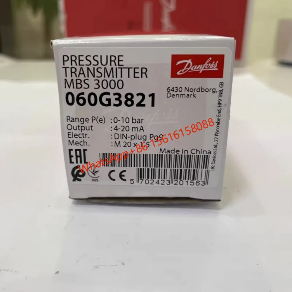 New for Danfoss MBS3000 pressure transmitters: 60G6361, 060G6467, 060G6472, 060G6506, 060G6765, 060G6834, 060G6338, 060G6153