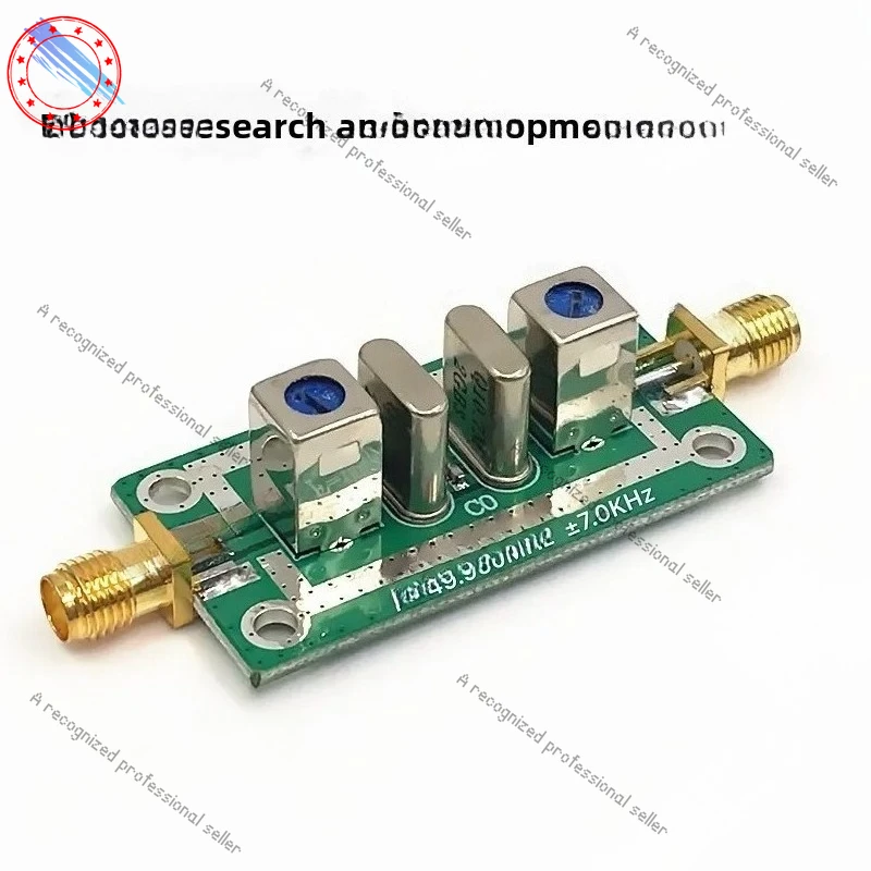 

Узкополосный фильтр с кварцевым кристаллом, полосовой фильтр 49,950 МГц ± 7,0 кГц можно напрямую с конированием