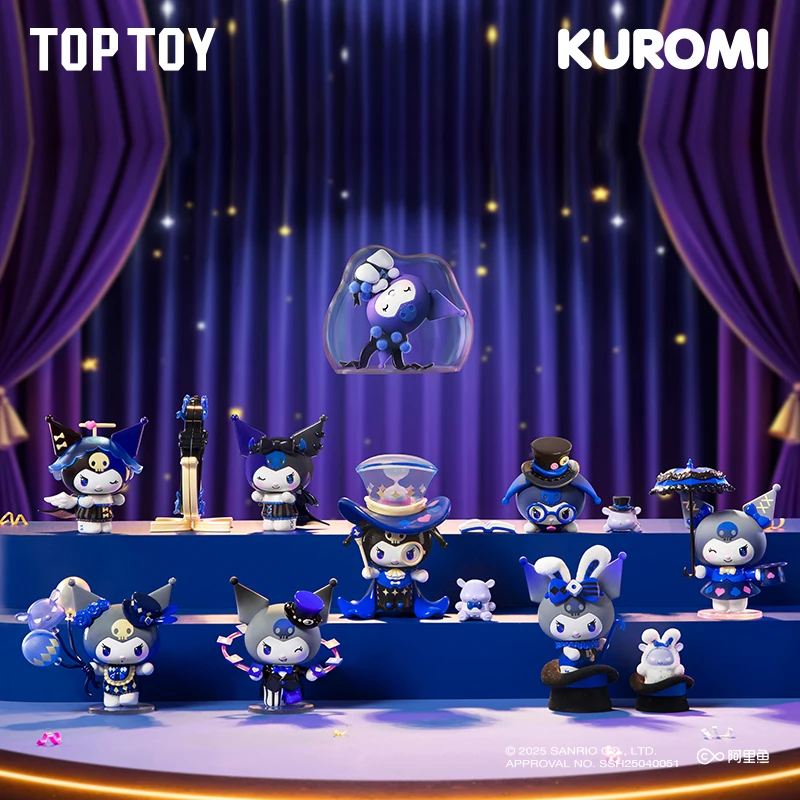 

Toptoy New Sanrio Kuromi Magic Student Series Blind Box Toys Anime Kuromi Magician Open Box Toys Desktop Ornaments Birthday Gift