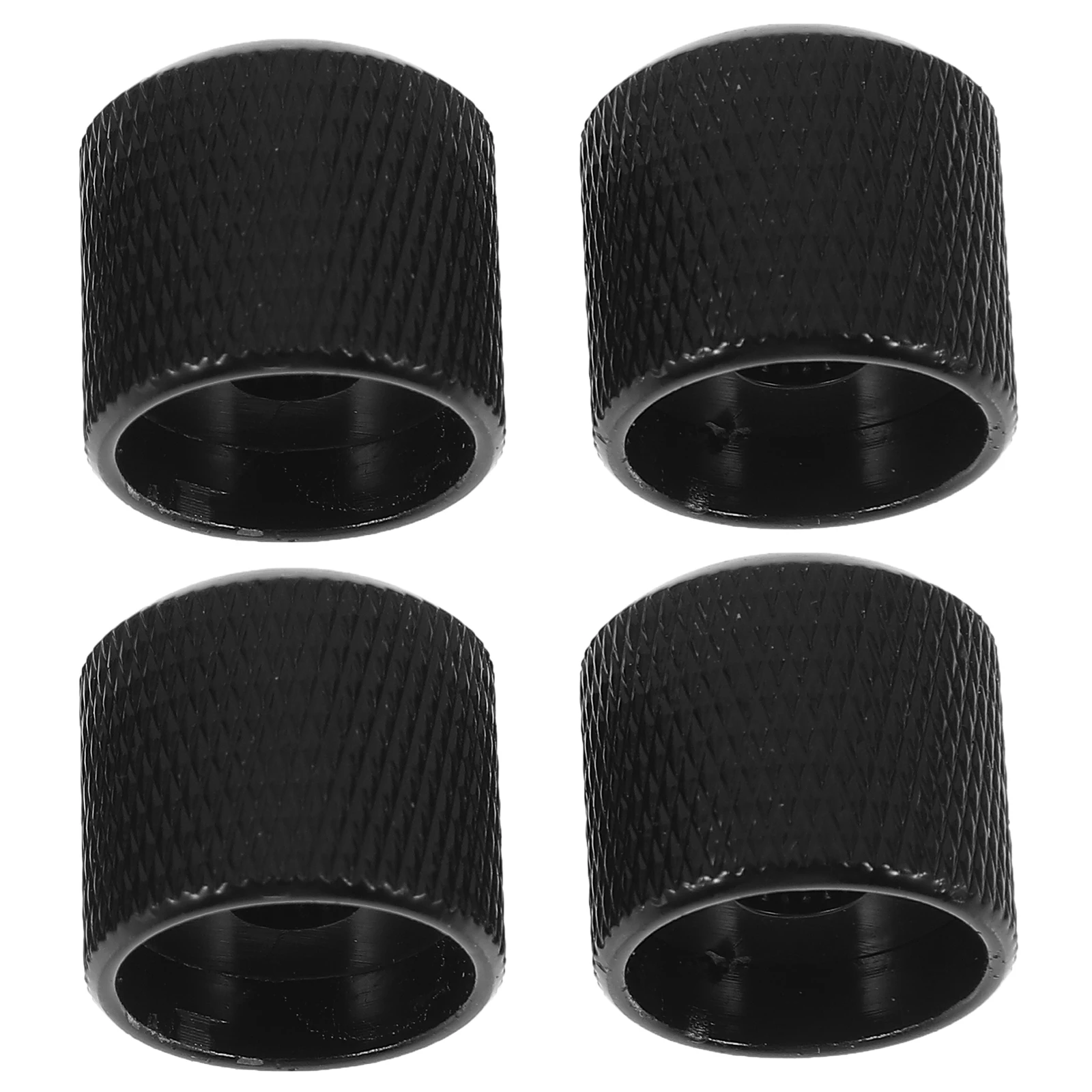 

4pcs Metal Guitar Volume Knobs Durable Practical Electric Bass Potentiometer Caps Accessories Long Term Use Gifts