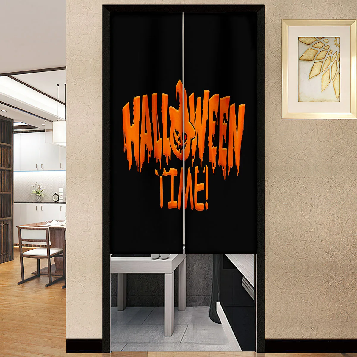 Celebrations Halloween Japanese Door Curtain Dust Proof Partition Kitchen Dining Room Doorway Decorative Cafe Restaurant Decor