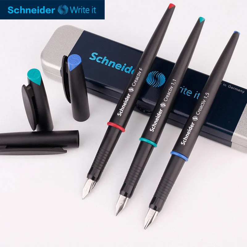 Germany Schneider Creactiv Artist  Drawing Design Fountian Pen Practice Calligraphy Writing Painting Art 0.5mm 1.1mm 1.5mm