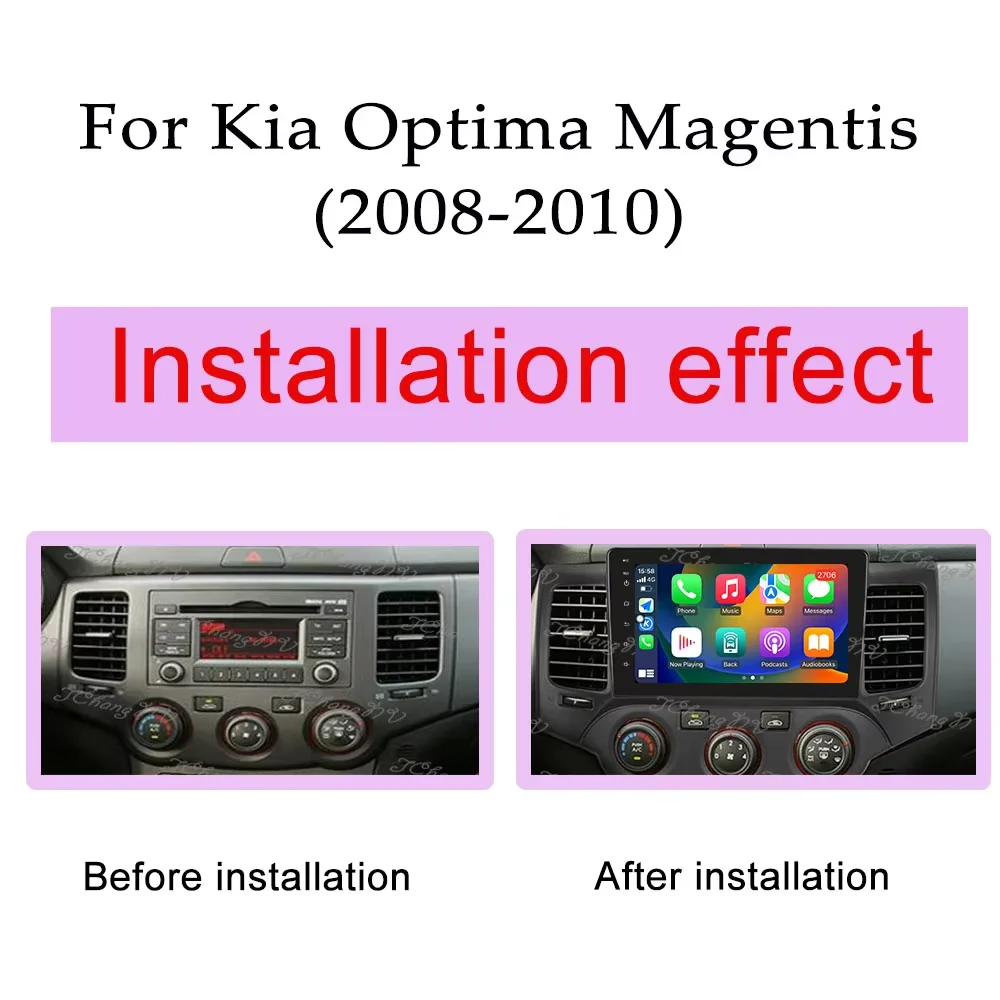 Android 16 Carplay Auto Car Radio For Kia Magentis 2008-2010 For Kia Optima 2009-2010 GPS Navigation Video Player Autoradio WIFI