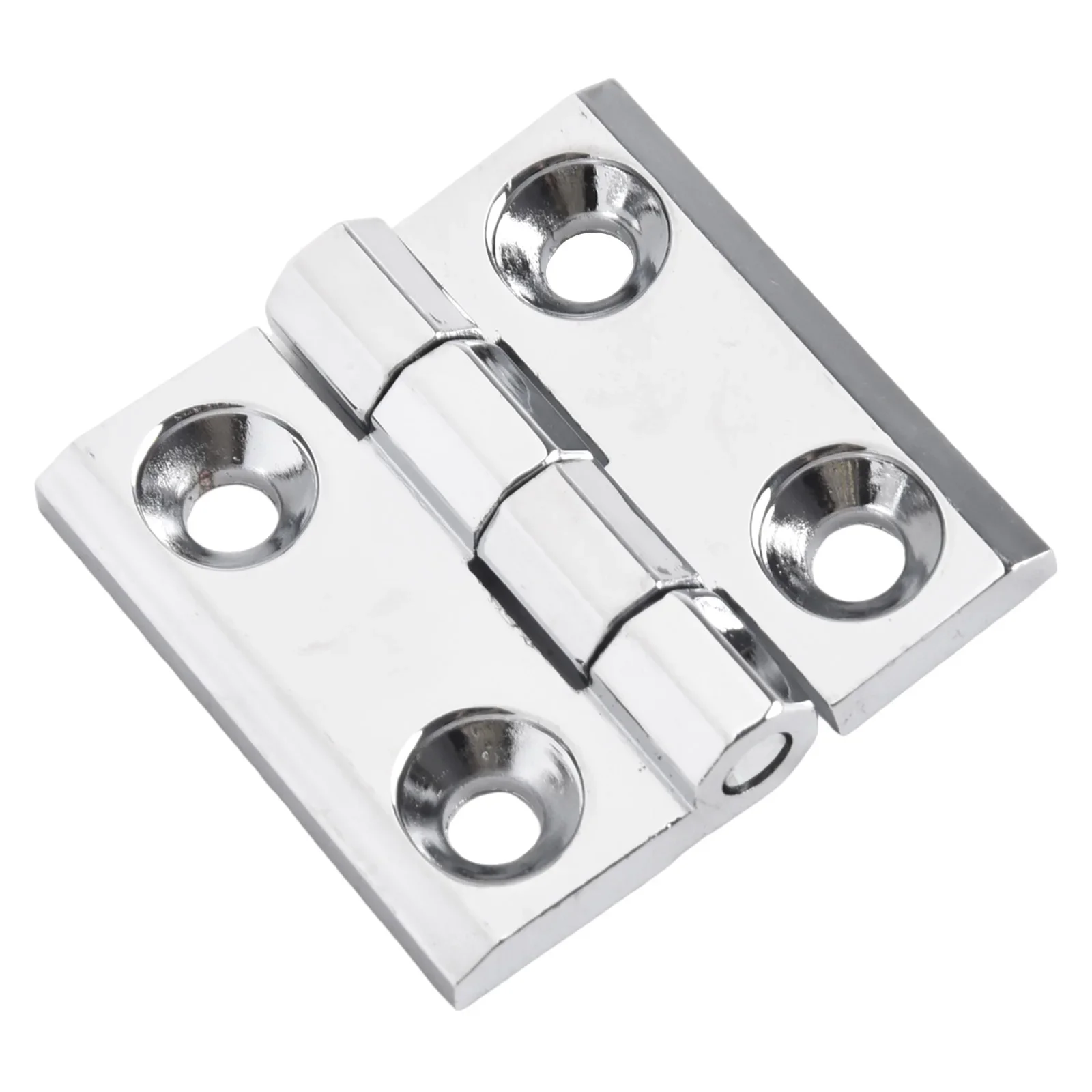 1pcs Zinc Alloy Butt Hinges Door Metal Silver Hinges Cabinet Aluminium Box Backflap Shed 40*40mm 50*50mm 60*60mm