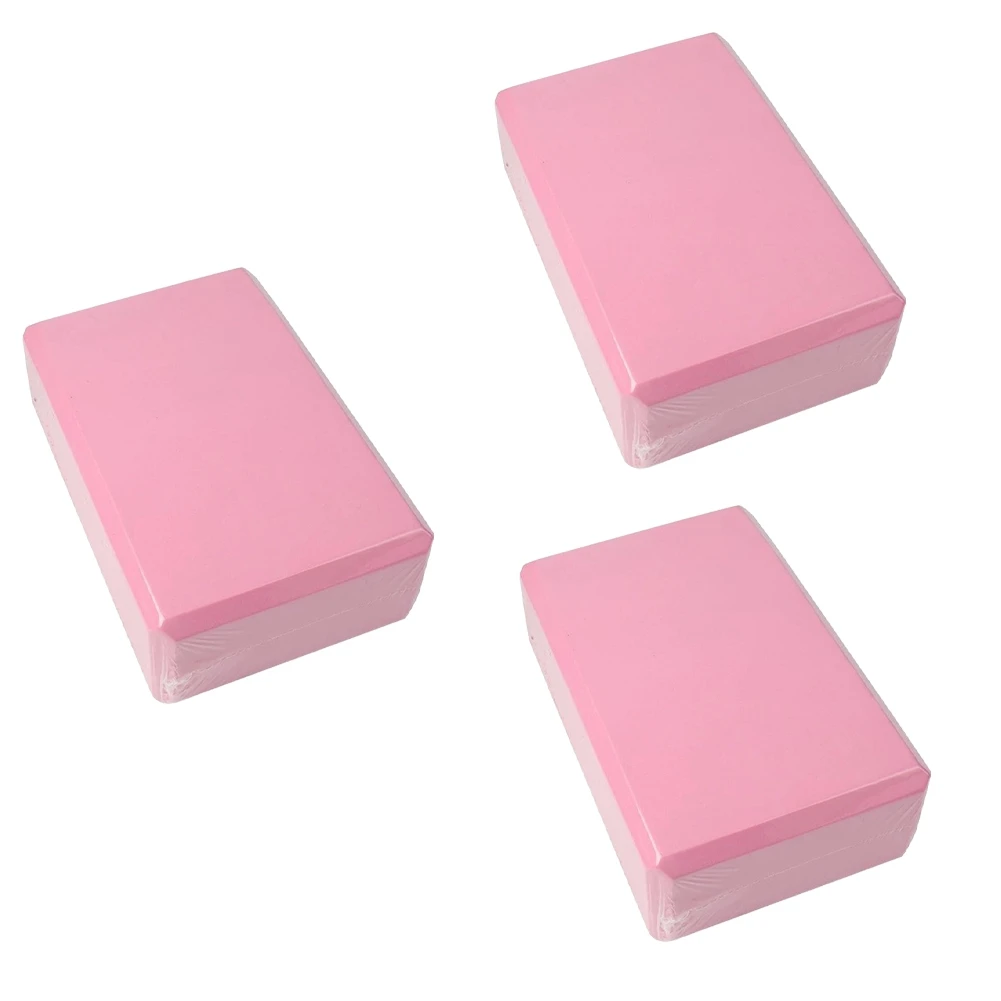 Yoga Bricks, Exercise Bricks, Yoga Supplies, Children'S Dance Bricks, High-Density Foam Bricks Pink