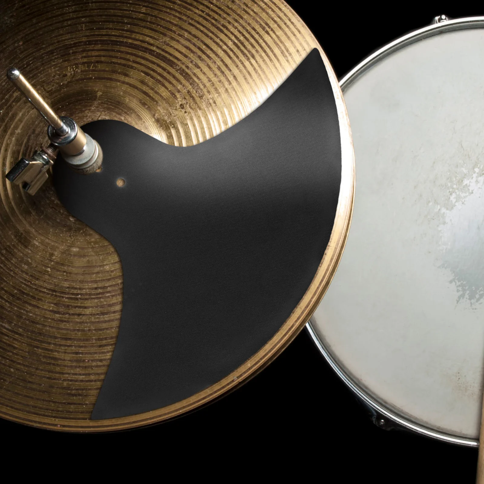 

2pcs Cymbal Mute Pad Reusable Sound Dampening Mat For Quiet Drum Practice Percussion Instrument Accessory Drum Silencers