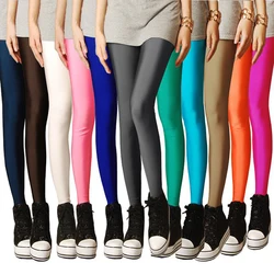 Fashion Sexy Solid Candy legging Plus Large Size Women's Leggings super stretched Casual fitness ballet dancing pants leggins