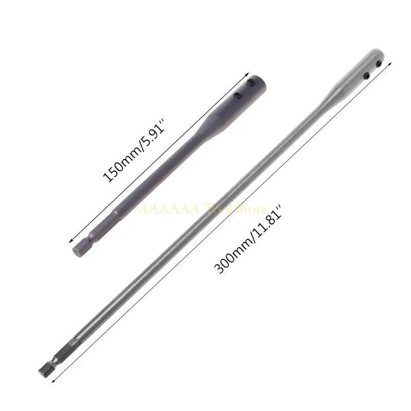 A2BE 150/300mm Fit For Flat Drill Bit Deep Hole Shaft Extention Holder Ro
