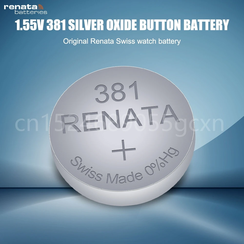 Original Renata 381 SR1120W AG8 191 391 1.55V Silver Oxide Battery LR1120 LR1120W for Watch Toy Swiss Made Button Coin Cell