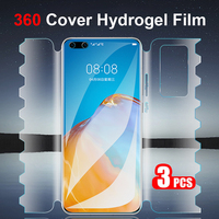 360 Hydrogel Film For Huawei P40 P30 P50 P60 Pro Lite Soft Screen Protector for Huawei Nova 10 9 8SE Mate 20 Pro Front Back Film