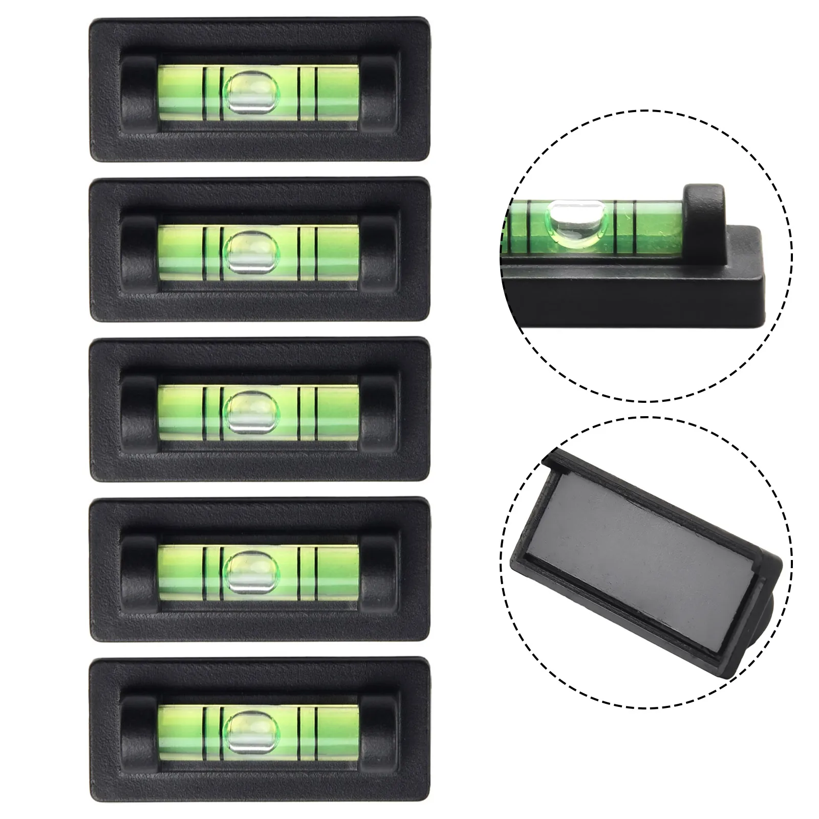 2pcs High Precision Levels Liquid Level Indicator Mini Bubble Level For Daily Leveling With Magnet Woodworking Tools