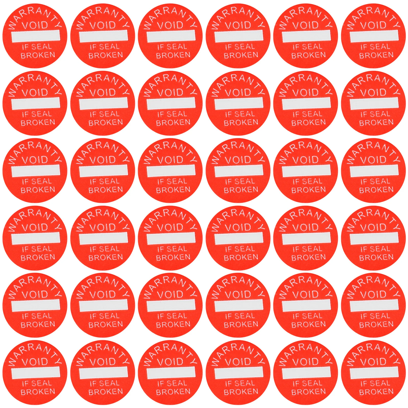 

1000 pcs Round Warning Sticker Adhesive If Seal Broken Warranty Void Label Easy Application For Caution Use Small Lightweight