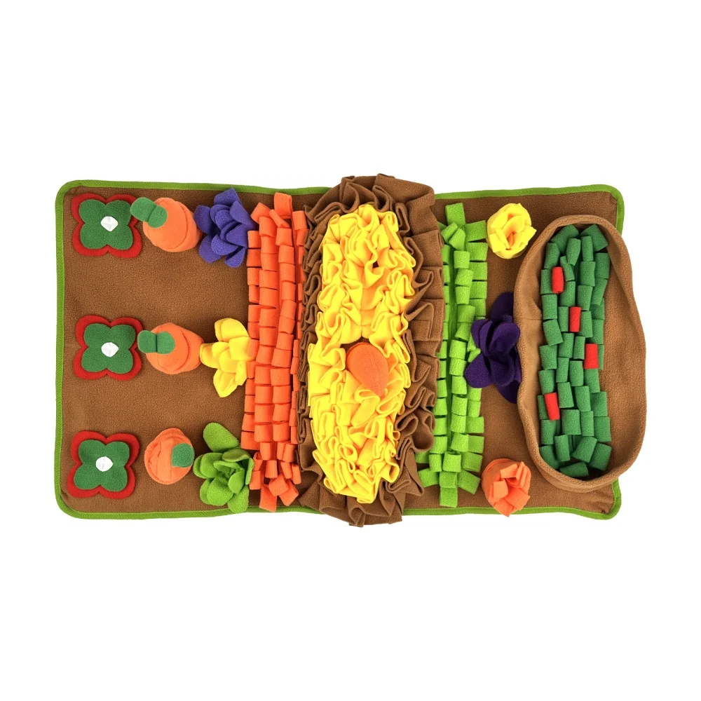 Almohadilla para olfatear perros y mascotas, entrenamiento de comida lenta, juguete para actividades en interiores y exteriores, forro polar de lana de poste suave para aliviar almohadillas de forraje rellenos