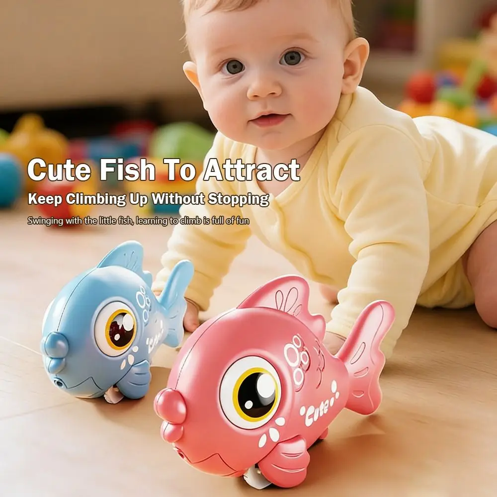 

Волшебная качающаяся электрическая игрушка-жиба с имитацией ползания, обучающая игрушка для ползания ребенка, игрушка для раннего образования со звуком и светом