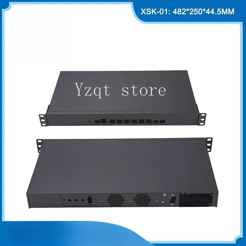 19-Inch 1U2U chassis Spot Standard Server Industrial Control Chassis Rack 7-port Gigabit switch can be customized