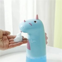 High Quality 250ml Soap Dispenser Cute Unicorn Touchless Foam Container Automatic Battery Hand Sanitizer Bottle Kid Bathroom