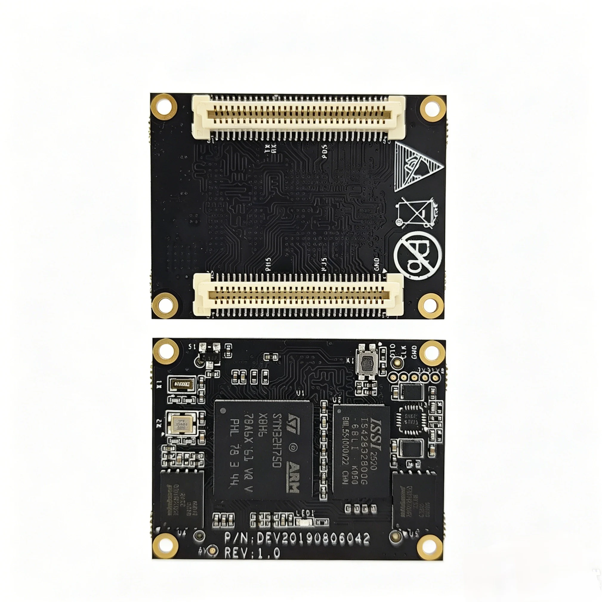 STM32H743 STM32H743XIH6 or STM32H750 STM32H750XBH6 Development Board with SDRAM and Dual Flash