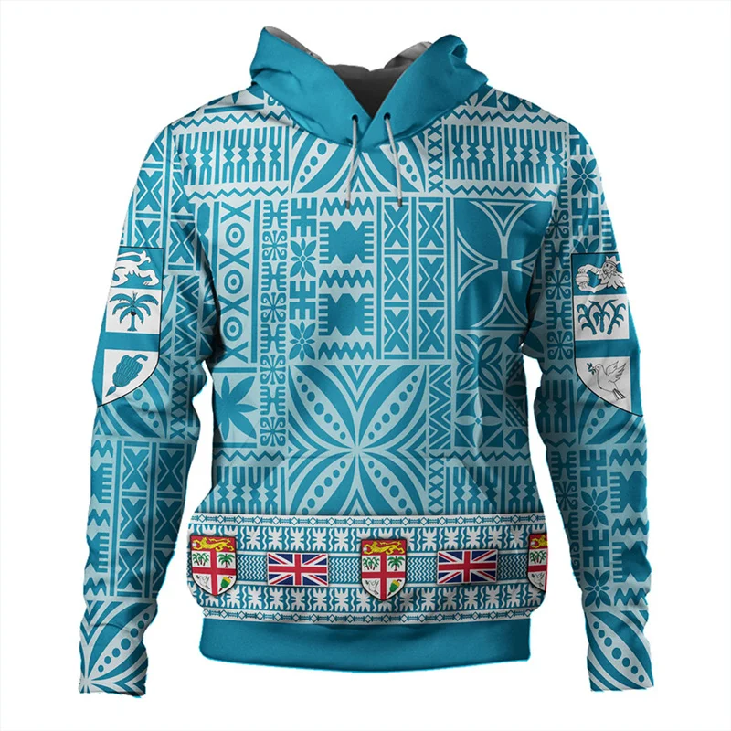 

3D Print Fiji Independence 1970 Tapa Style Polynesian Hoodies For Men Fashion Streetwear Cool Hoodie Hooded Sweatshirts Clothes