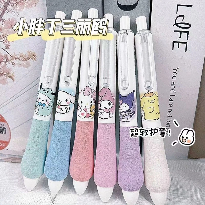 Sanrio Kuromi My Melody Fashionable and Simple Acrylic 0.5mm Quick-drying Gel Pen Office Painting Rollerball Ballpoint Pen