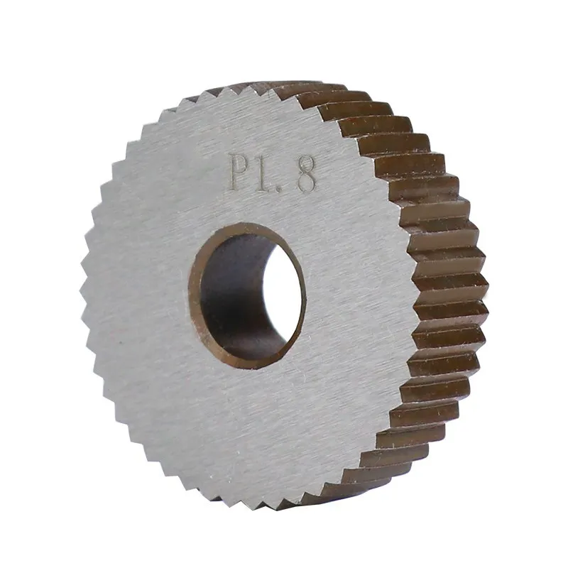 HSS Straight Knurling Knife 1.6mm Inner Hole Embossing Wheel Straight Knurling Wheel Wheel Lathe Knurling Tools