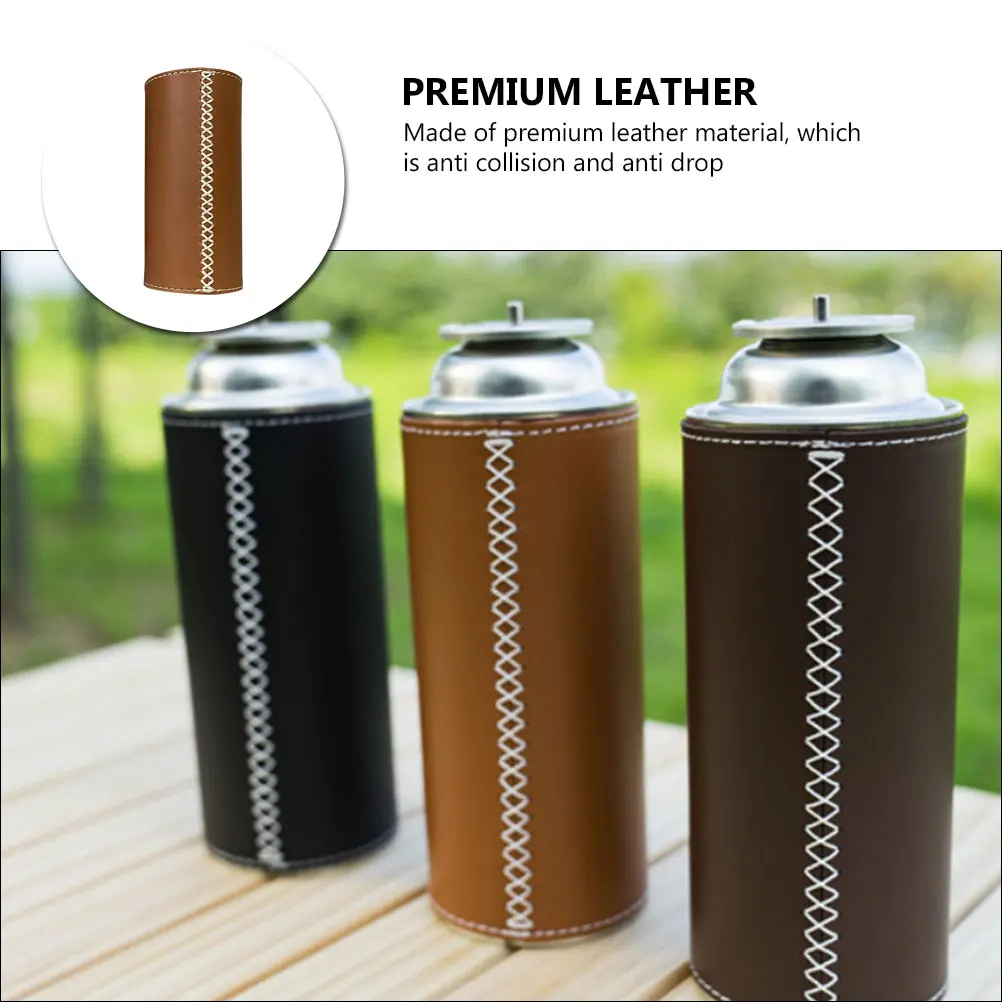 

Protective Cover for Gas Tank Compact Size Anti-Collision Camping Travel Outdoor Use Gas Canister Accessory Storage