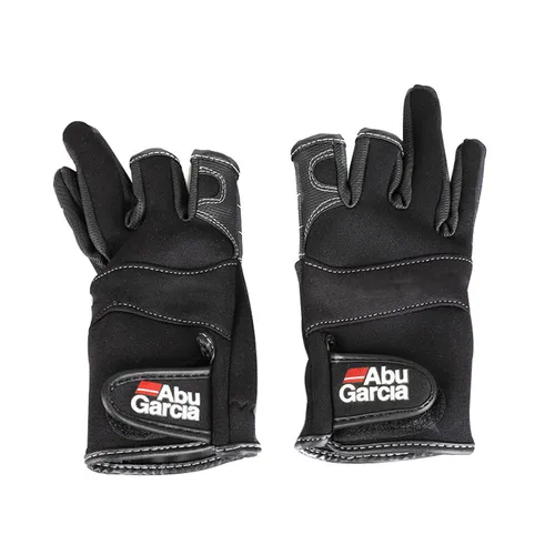 Guantes de pesca Tres dedos de alta calidad, cómodos guantes antideslizantes para pesca al aire libre, sin dedos, 1 par
