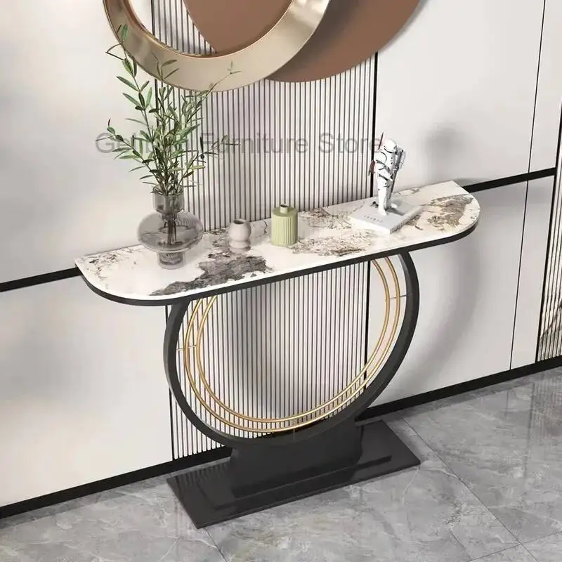 

Trendy Luxury Console Table Entryways Beauty Modern Marble Console Table Aesthetic Glamour Tisch Wohnzimer Home Furniture