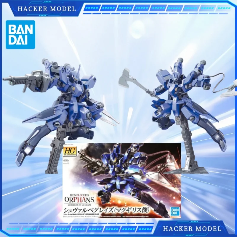 

Подлинная сборная модель Bandai Gundam HG 1/144 IBO 003 GRAZE, экшн-фигурка, украшение для рабочего стола, коллекция, орнамент, игрушка в подарок