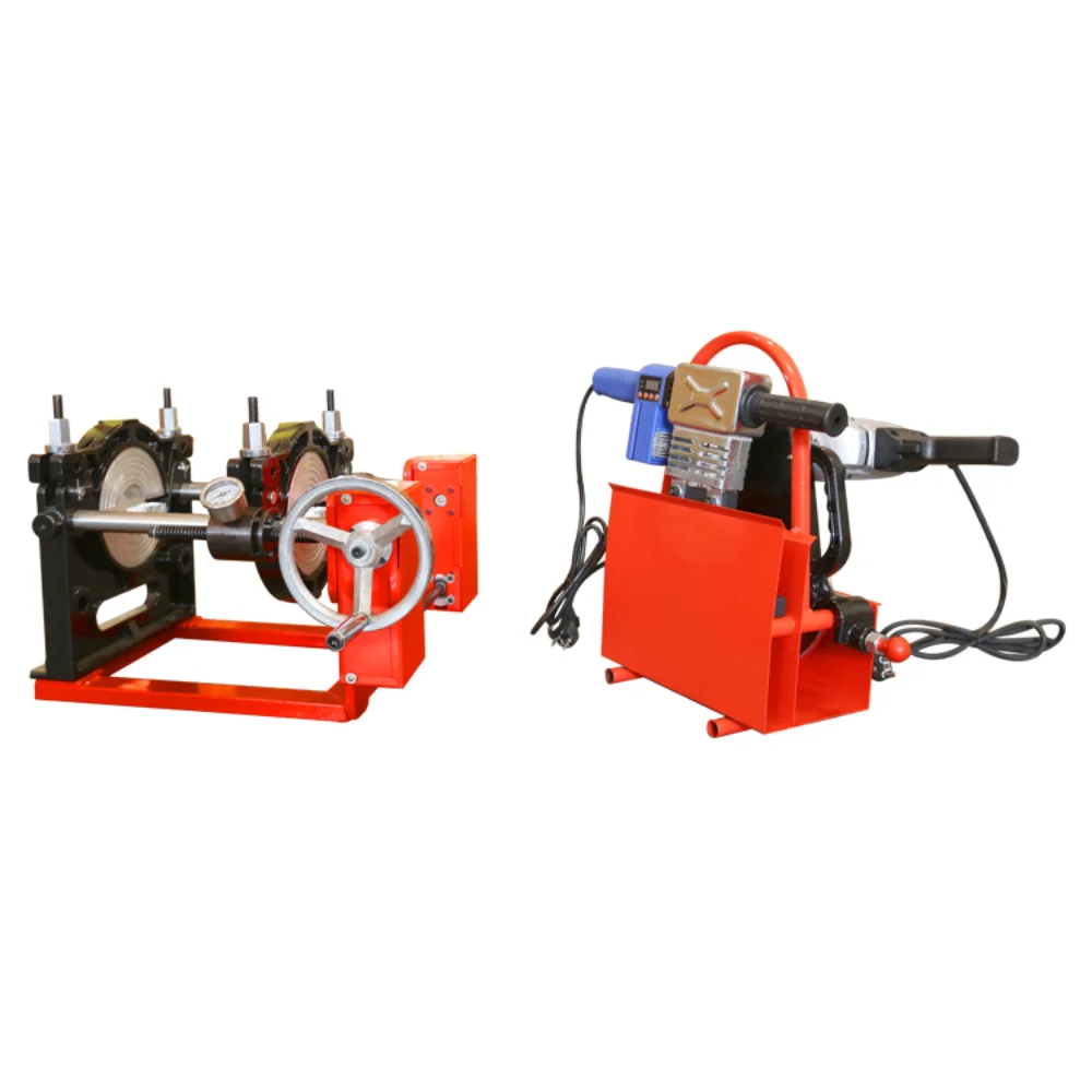 Factory Supply 160mm 2 Clamps Manual Butt Fusion Machine HDPE Thermofusion Welding   Pipe  Welders