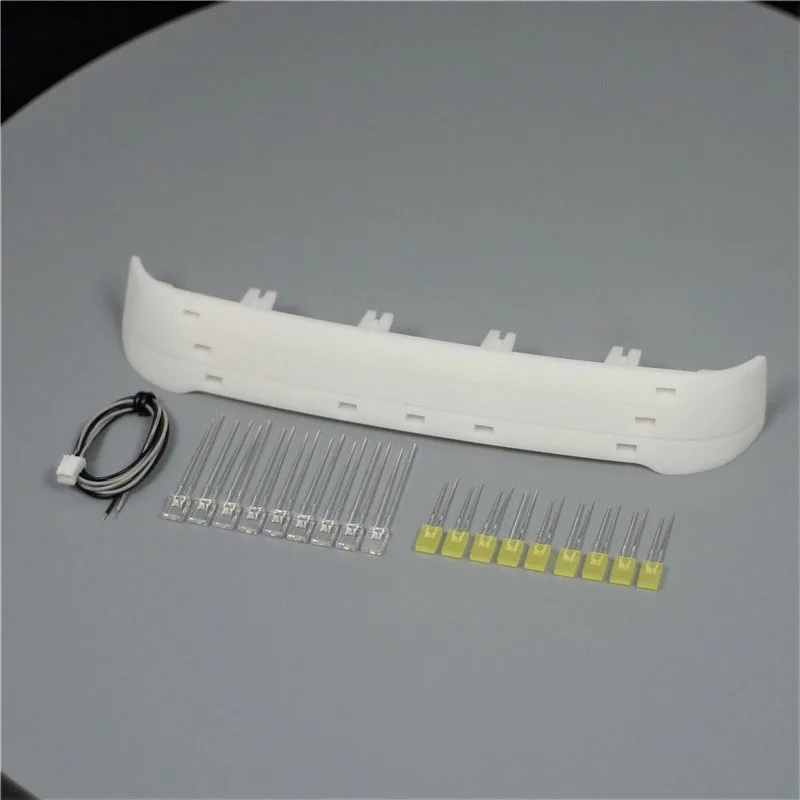 1pcs Plastic Sun Visor with Lights for 1/14 Tamiya RC Truck VOLVO FH16 750 56360
