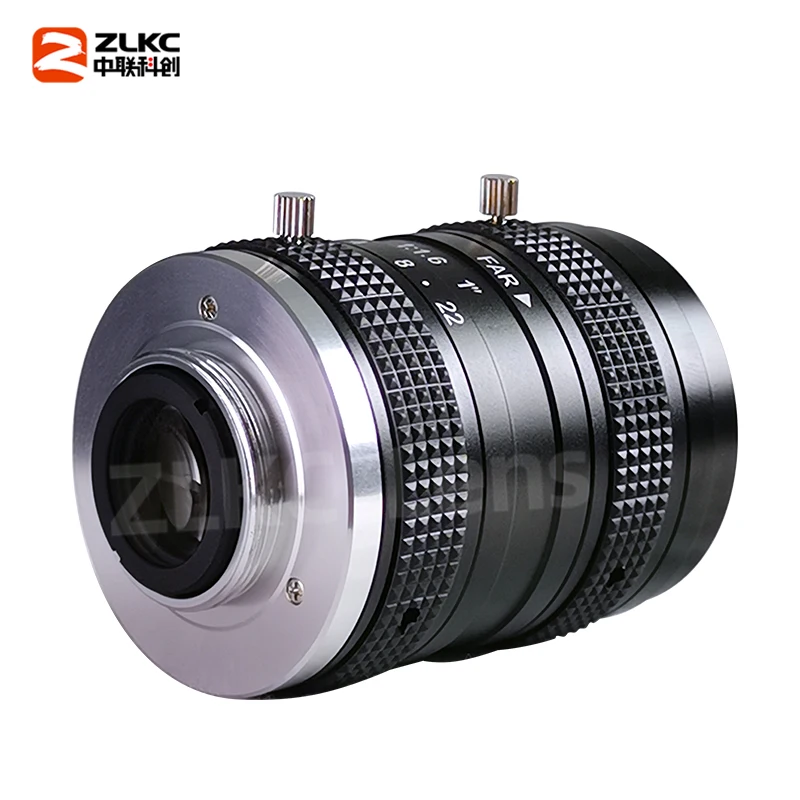 ثابت البعد البؤري دليل عدسة القزحية ، الصناعية C جبل F1.6 لها للمراقبة وعدسات الرؤية آلة ، HD 5MP FA عدسة ، 20 مللي متر ، 1"