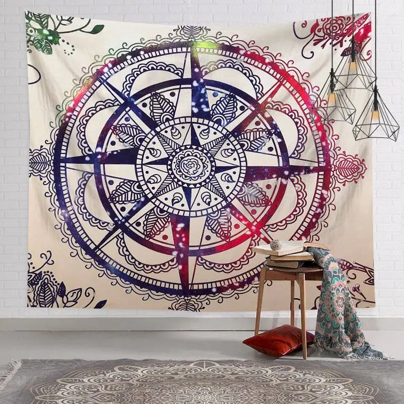 VIKAMA Mandala Lotus & Galaxy Tapestry Wall Hanging, 6 Designs, Wall Decor for Bedroom Living Room Dorm
