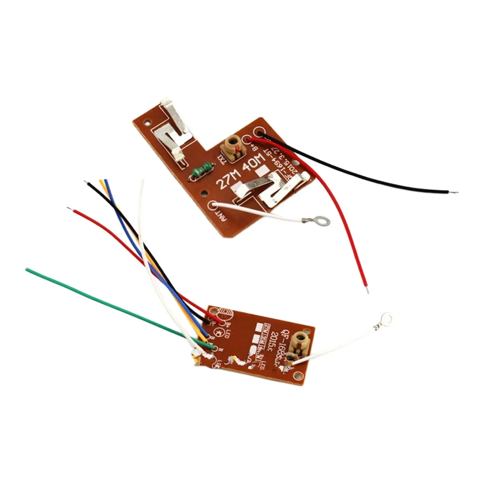 4CH 27MHZ 受信機送信機ボード アンテナ付き リモートコントロール PCB モジュール DIY RC カー トラック ボート モデル車両用