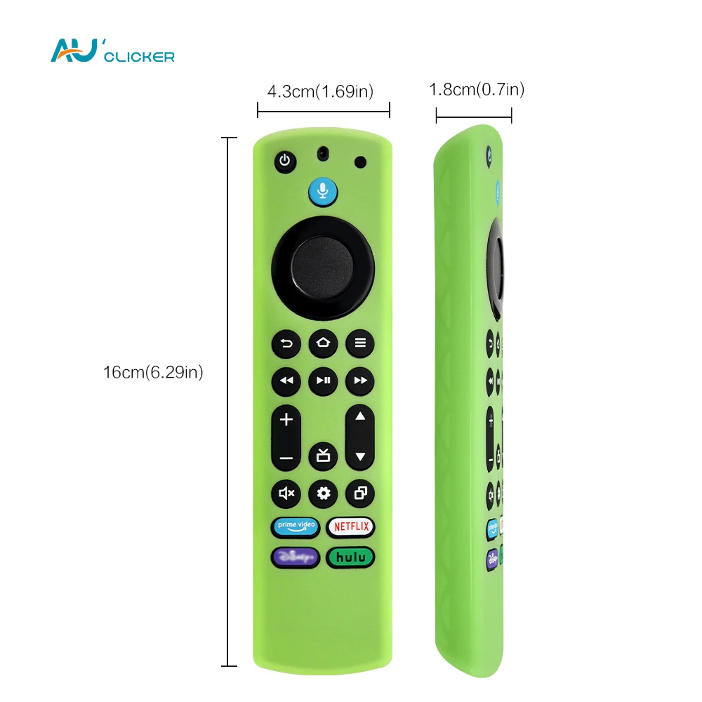 Silicone Remote Case for 2023 Fire TV Stick 4K Max 2nd / Fir TV Omni Series / FireTV 4 Series Remote Control Glow in the Dark