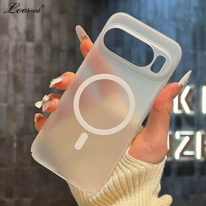 Für Magsafe Matte Soft TPU Hülle für Google Pixel 9 10 Pro XL 7 8 6 10A 9A 8A 7A 6A Magnetische Kabellose Ladefunktion Ultra Slim Cover