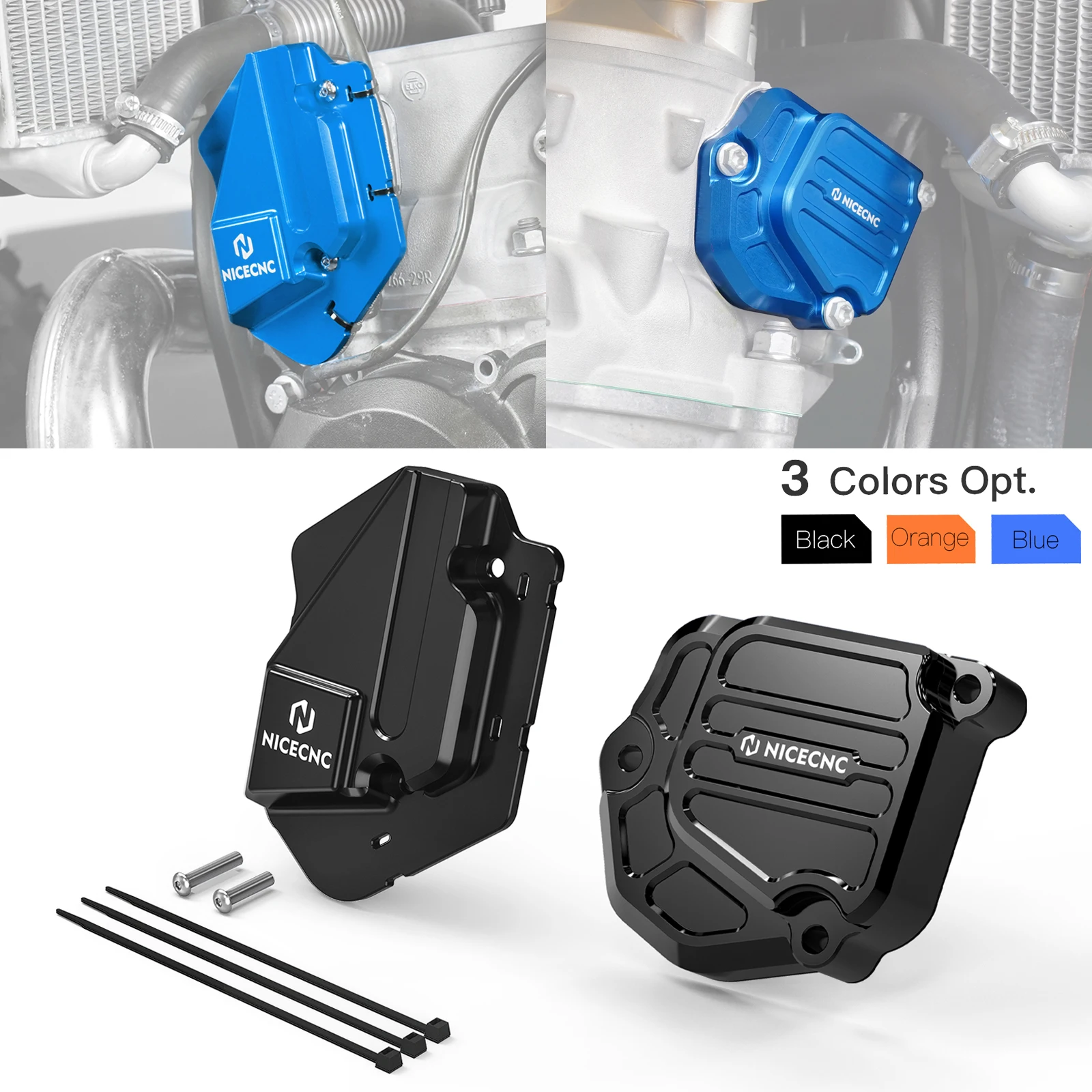 

NICECNC 2024 For Husqvarna TE 300 TE 250 KTM EXC 300 XCW 300 Left Right Power Valve Cover Guard TX 300 SX XC 250 300 2023-2024