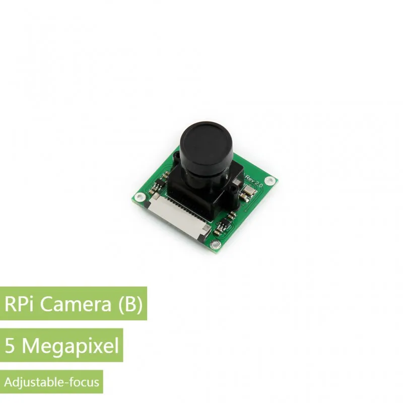 

Raspberry PI Camera Type B OV5647-5 megapixels with adjustable focus，RPi Camera (B), Adjustable-Focus