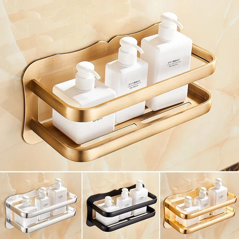 Bathroom Shelf Corner Shelf Caddy Bathroom Space Aluminum Corner Shelf Shower Storage Wall Holder Shampoo Holder HL-4141F