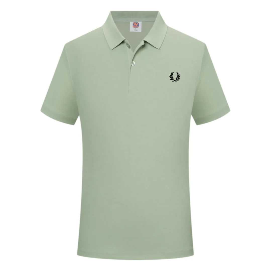 Fred Perry Business Leisure Embroidered Breathable Polo Shirt Fred Perry Polo, Men's Fred Perry Light Luxury Street Fashion Polo