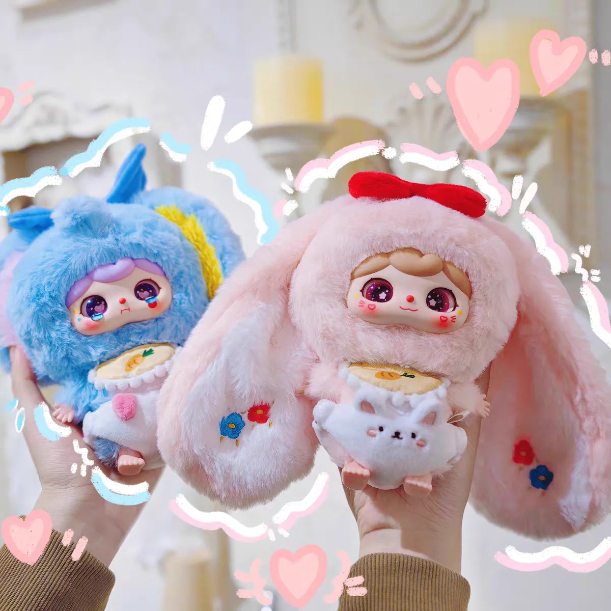 

Genuine New Baby Three V2 Animal Series Kindergarten Blind Box Toys Cute Mystery Dolls Collection Trendy Decoration Girl Gift