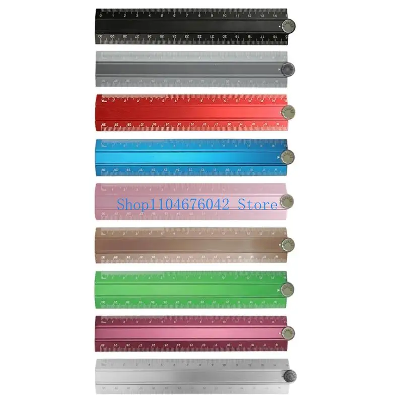 652F Permanent Aluminum Mixture Bending King Modifiable 15cm To 30cm Dense Transportable Measuring Tool